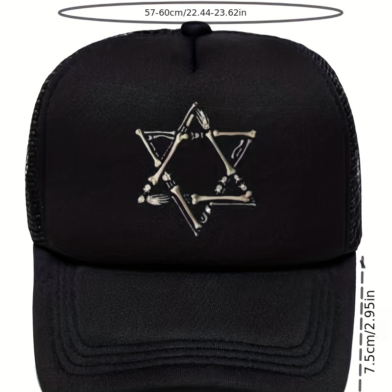 Skull Hand Five star Baseball Cap Men Women