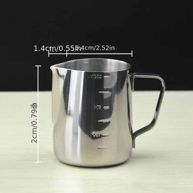 Stainless Steel Coffee Pull Flower Cup Including Scale With - Temu