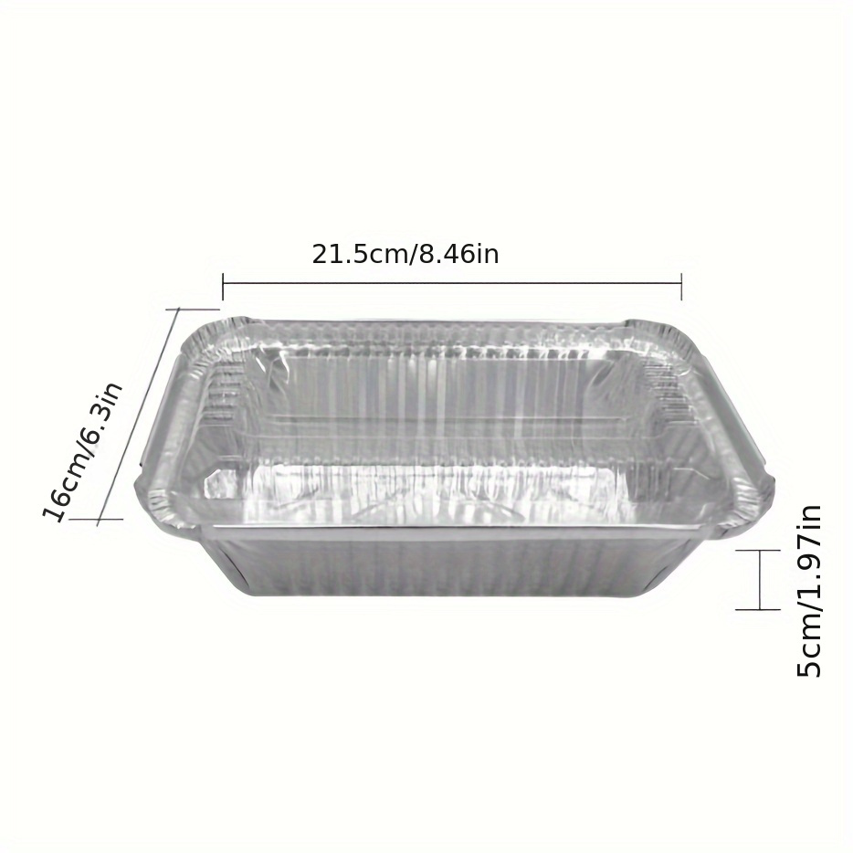 [10] Aluminum Pans 9x13 Disposable Foil Pans Half Size Steam Table Shallow  Aluminum Trays Heavy Duty Tin Foil Disposable Pans, Bakeware, Lasagna Pan