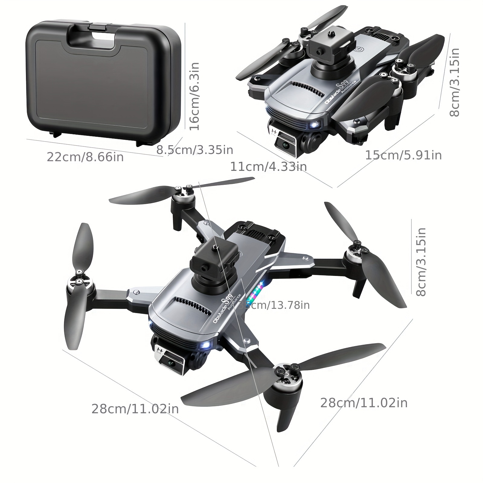 Mini Drone Camara 720p Hd Flujo Óptico E58