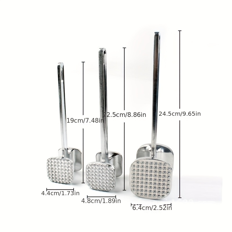 Meat Tenderizer Hammer Stainless Steel Steak Loose Meat - Temu