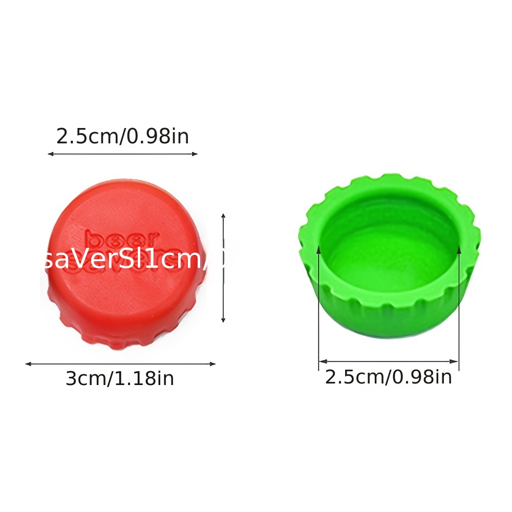 6/12/18/24/36PCS Silicone Beer Cap Reusable Sealed Bottle Cap Vinegar Soy  Sauce Bottle Soda Cola Cap Wine Protective Stopper - AliExpress