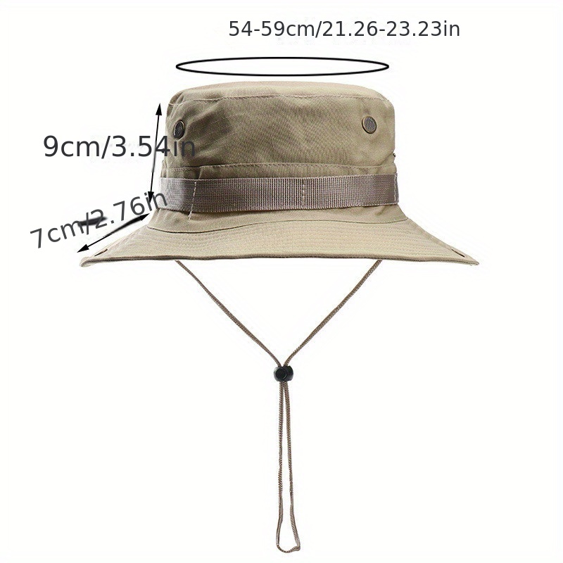 New Solid Color Fisherman Hat Outdoor Sunscreen Breathable Basin Hat  Sunshade Hat Summer Sand Hat Men Women - Jewelry & Accessories - Temu