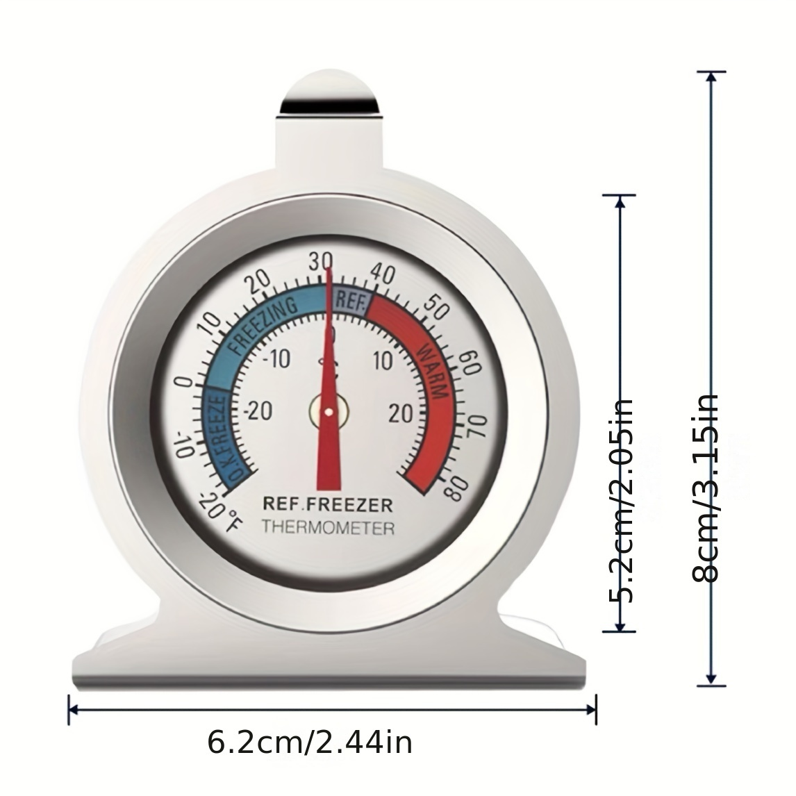 Termometro per frigorifero termometro per congelatore a quadrante piccolo termometro  per temperatura serie classica per congelatore per frigorifero