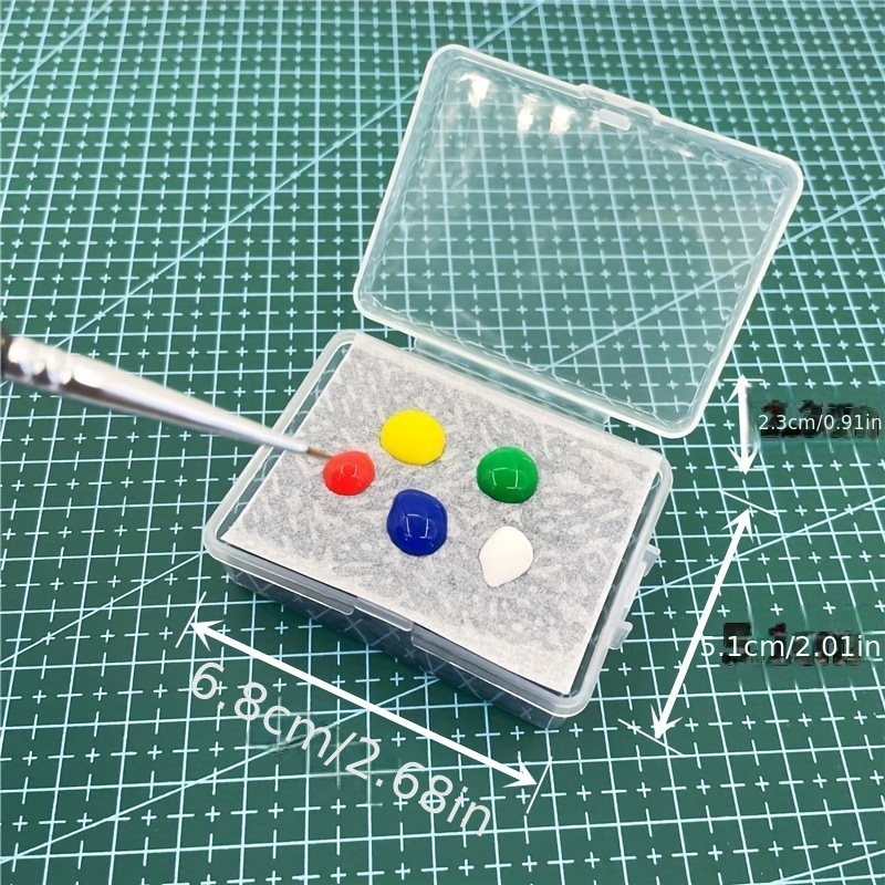 Small Size Portable Wet Palette Paint Palette For Acrylic - Temu