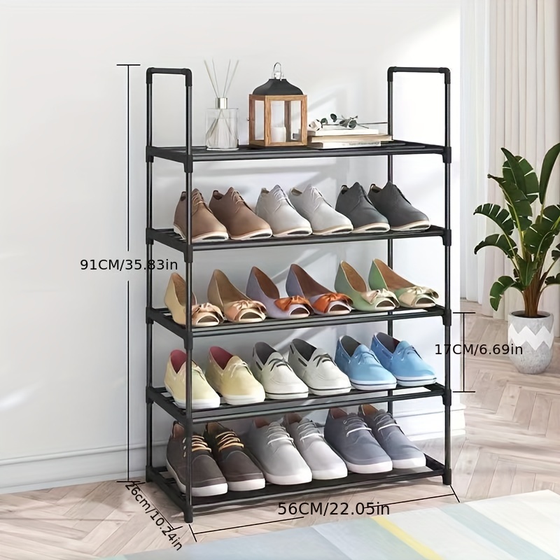 5/6-layer Shoe Rack, Metal Shoe Storage Rack, Free Standing Shoe Storage  Rack, Stackable Shoe Shelf, Household Storage Organizer For Entryway,  Bedroom, Corridor - Temu Germany