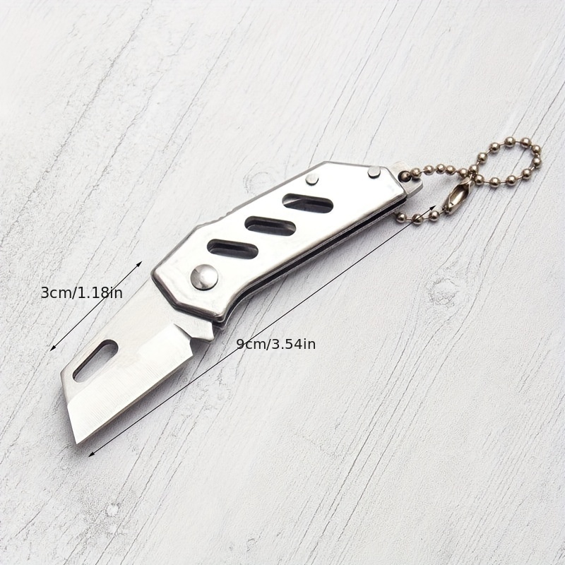 Brass Dice Spinner Folding Knife Sharp Decompression Toy Carry-on  Disassembly Express Opening Box Mini Pocket Knife Keychain Pendant Fruit  Knife Outdoor Camping Tools - Temu