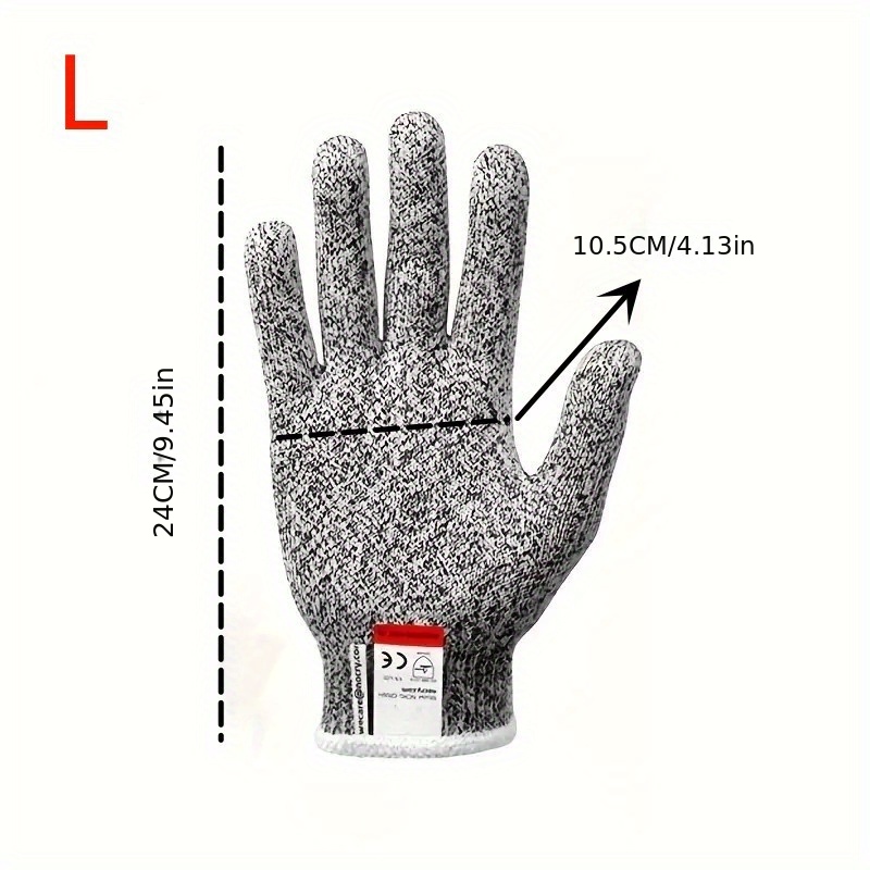 Resistant Gloves Level Stock Hppe Level 5 Cut resistant - Temu