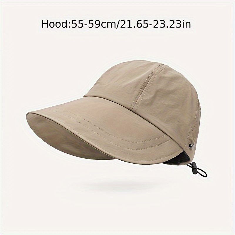 Fishing Hat Quick Dry Adjustable Drawstring Wide Brim Super Soft