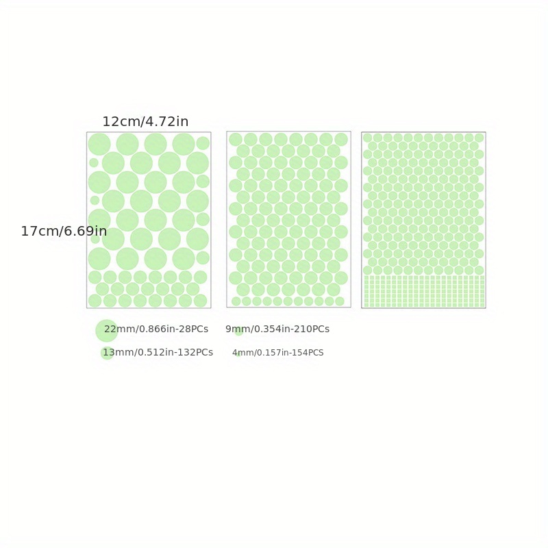 Luminous Pentagram Wall Stickers