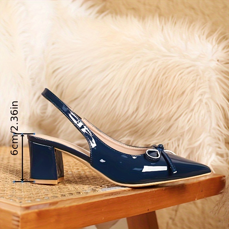 chinese dress ladies Navy Satin Block Heels, Bridesmaids Heels, Evening Shoes, Prom Shoes 6 main image 1