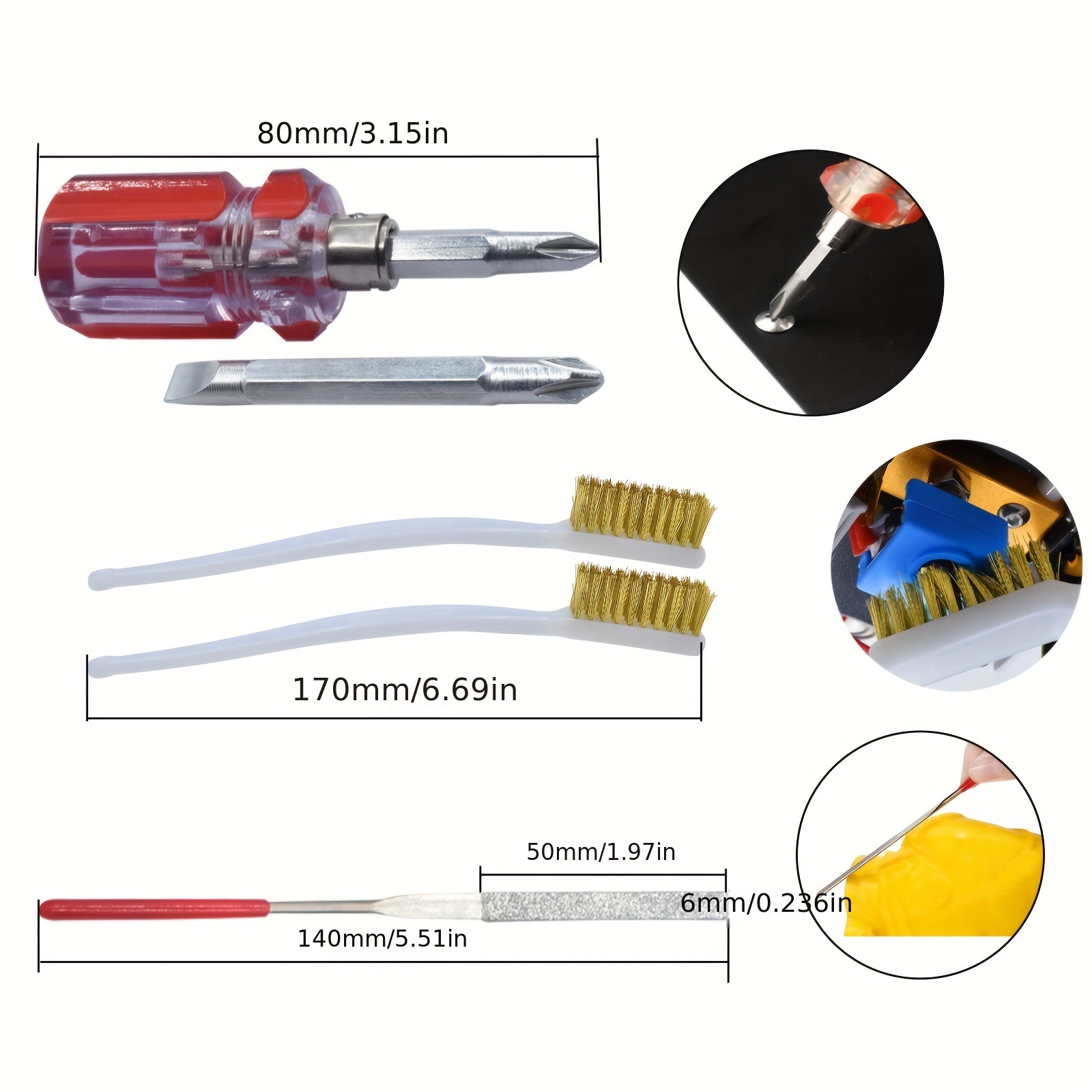 Kit d'outils d'ébavurage pour imprimante 3D, couteau de gravure