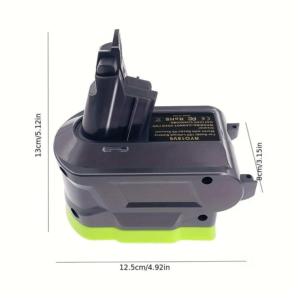 Adaptateur de batterie compatible Makita 18v à l'aspirateur Dyson