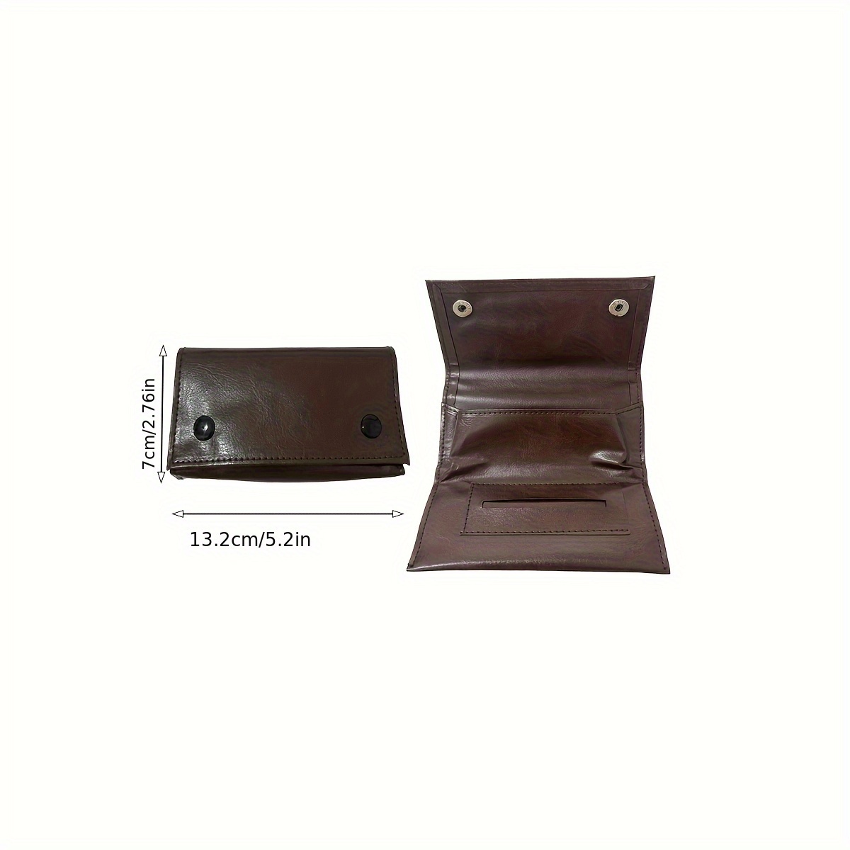 waterproof tobacco pouch a brown tobacco pouch made pu material waterproof