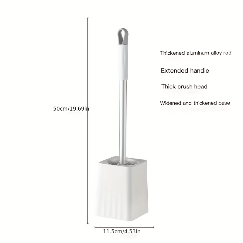 Toilet brush stainless steel rod
