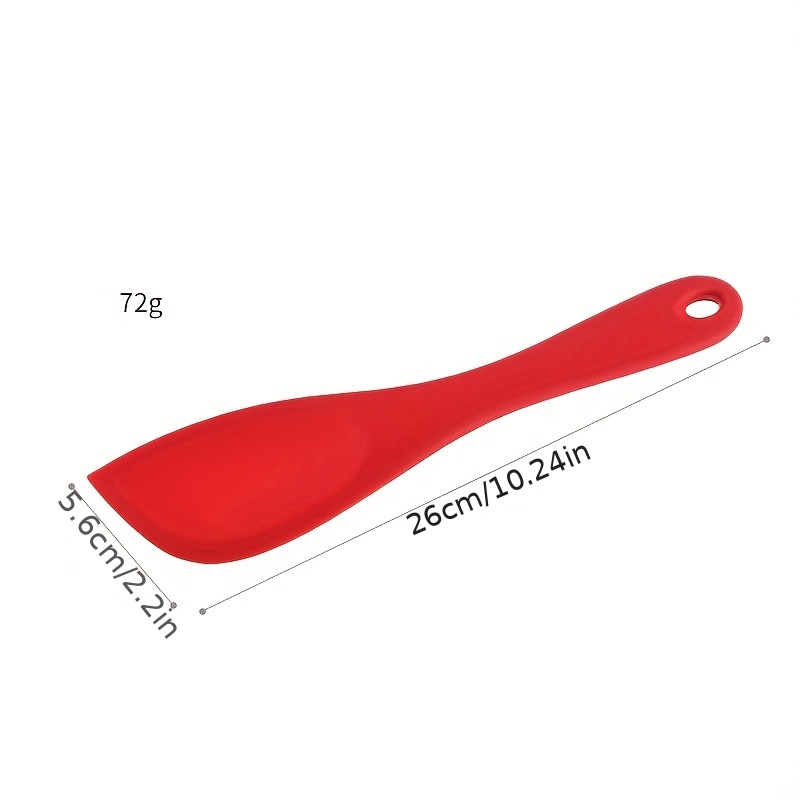 1PCS Kitchen Silicone Spatula Translucent For Cooking Dough Scrape