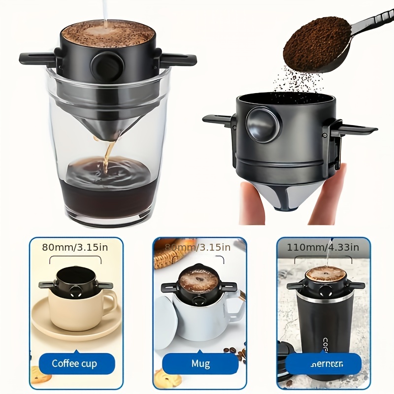 Coffee Filter Portable Hand Brewed Coffee Filter Cup Filter - Temu