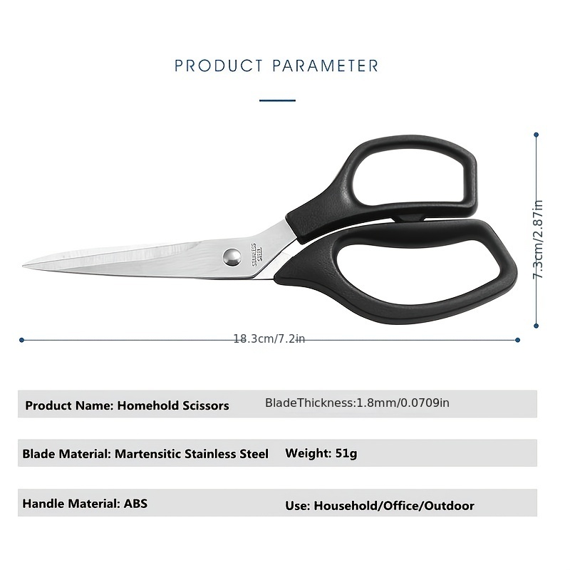Fabric Sewing Scissors Office Scissors Crafts School Stationery Steel