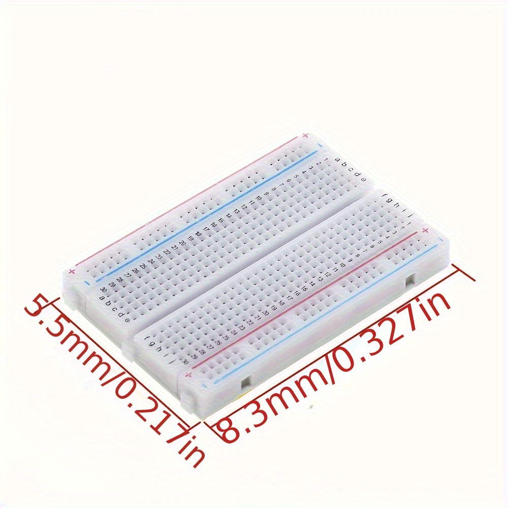 400 Points Half Size Solderless Breadboard