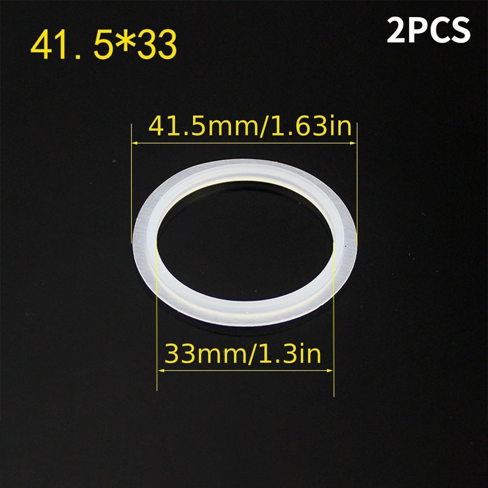 TOPULORS iSH09-M434654mn Silicone Sealing Ring Gaskets (2) +