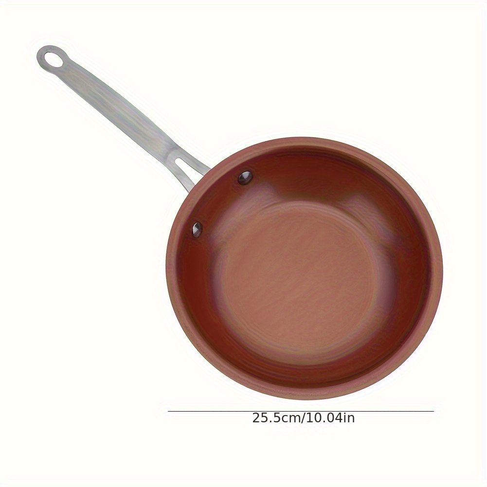 Round Copper Pan, Griddle, Non-stick Skillet, Egg Fry Pan, Pancake Pan,  Steak Pan, Cookware, Kitchenware, Kitchen Supplies, Kitchen Items - Temu