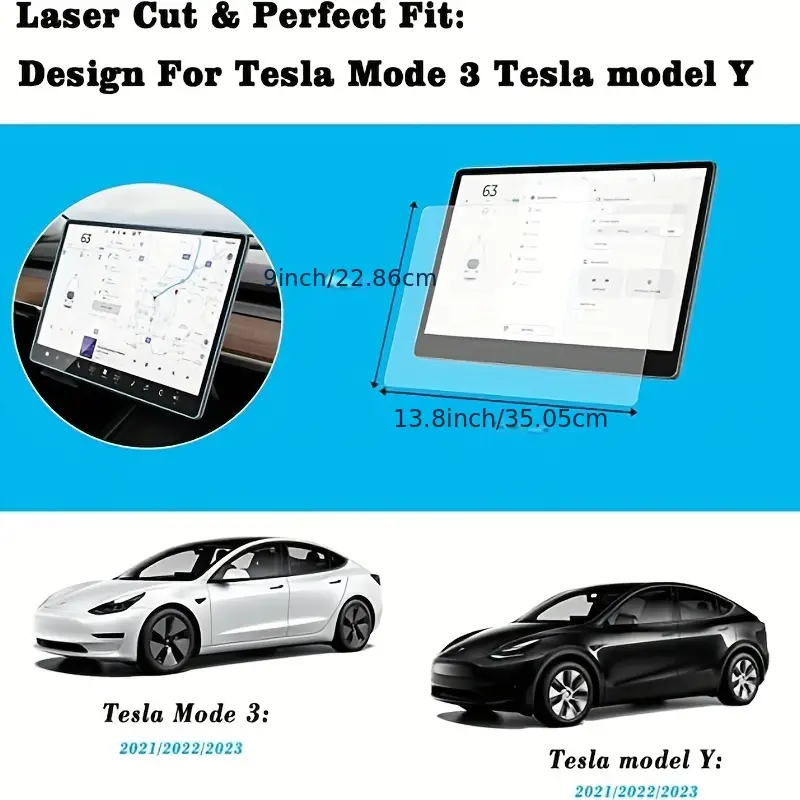 Verre Trempé pour Tesla Model 3 / Y