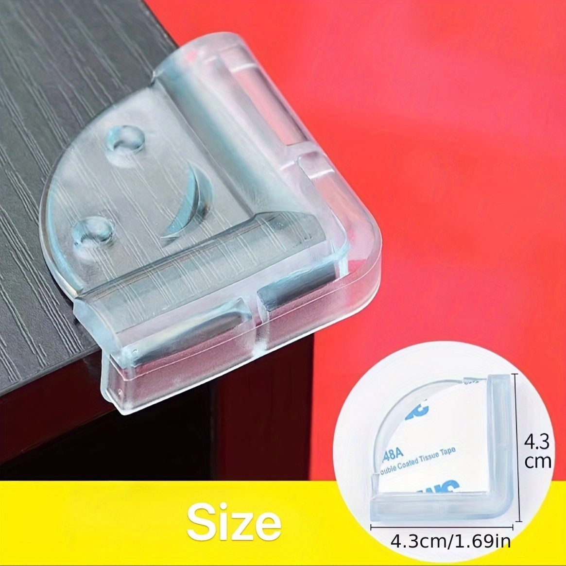 5pcs/set Transparent Anti-collision Table Corner Protectors Soft