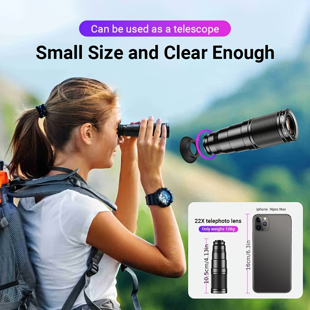 Cellphone Magnification Lens, Apexel Telescope Iphone