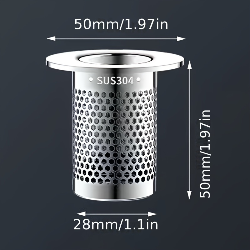 Stainless Steel Floor Drain Filter Mesh Bathroom Toilet - Temu