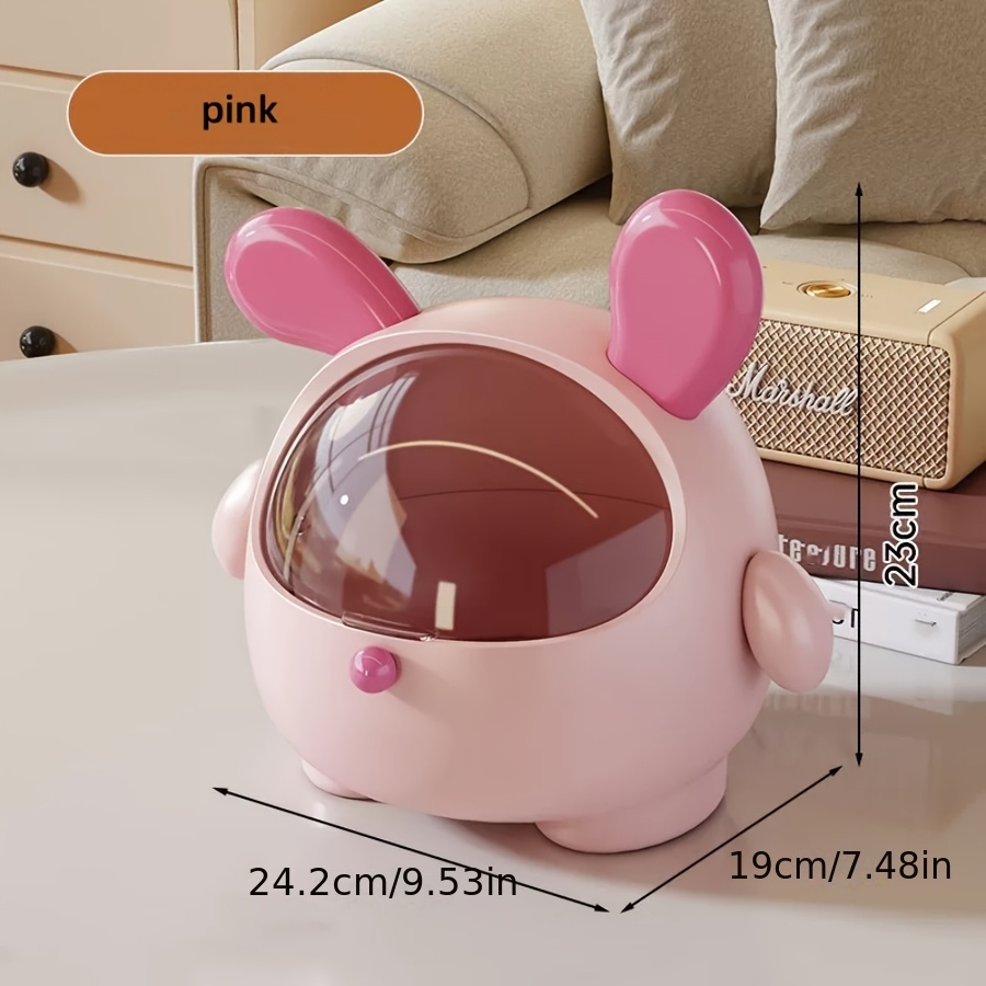 Image of Cute Cosmetics Storage Box, Covered Vanity Jewelry Storage Box, Used For Storing Keys, Decorations, And Small Items, Desktop Storage Box Additions