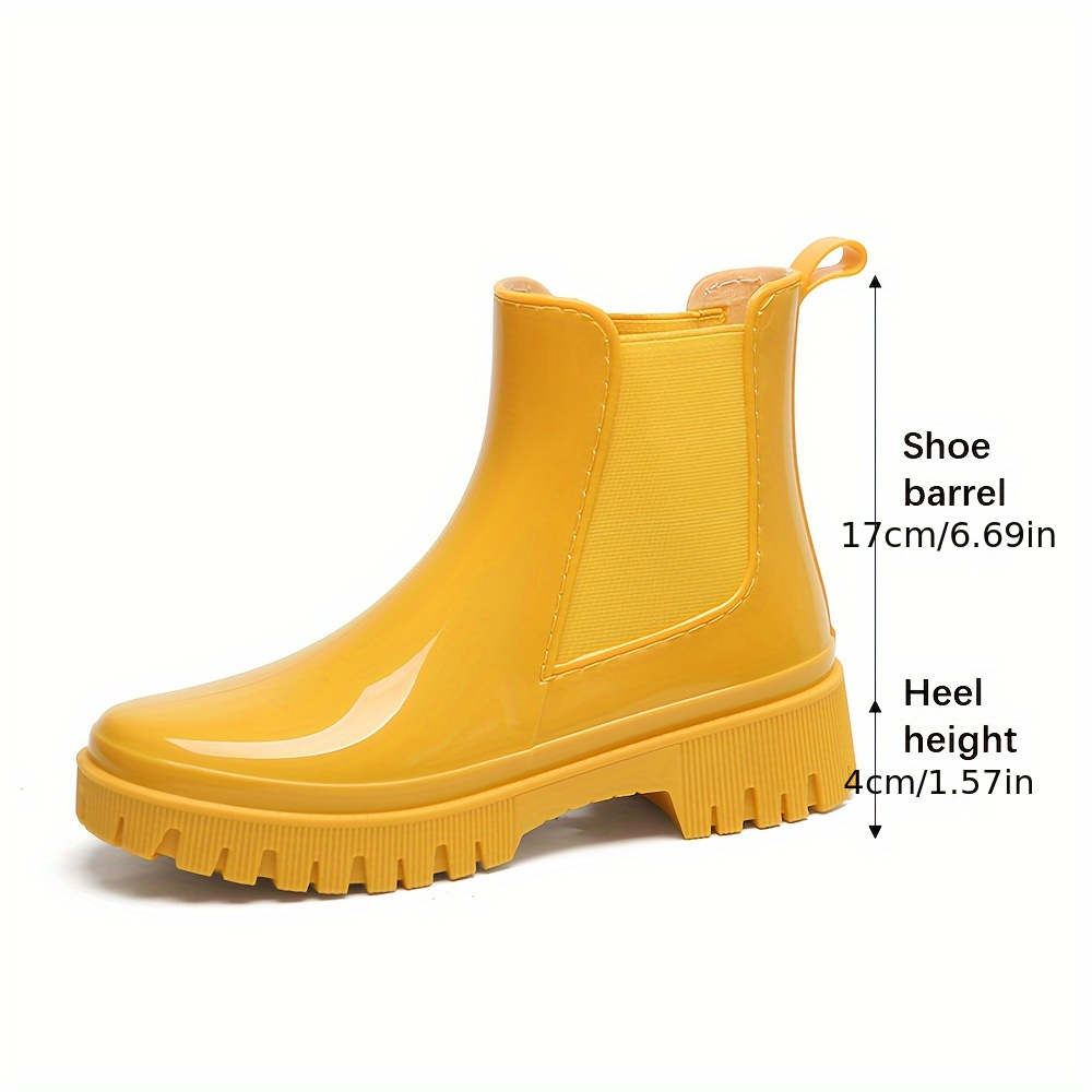 Ladies yellow rain clearance boots