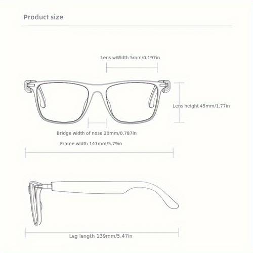 ai translation smart glasses support 160 languages translation fashion glasses built in microphone speaker listen to music answer phone calls touch control charged via usb photochromic lens design suitable for sports travel ideal holiday gift for men and women