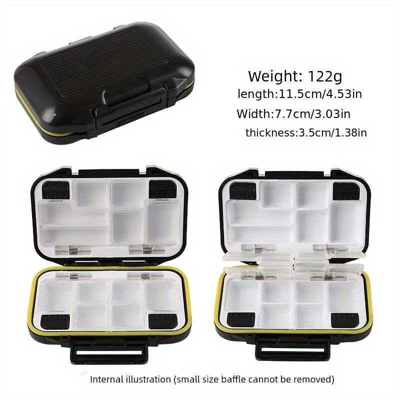Transparent Plastic Fishing Hook Box Portable Durable - Temu Canada