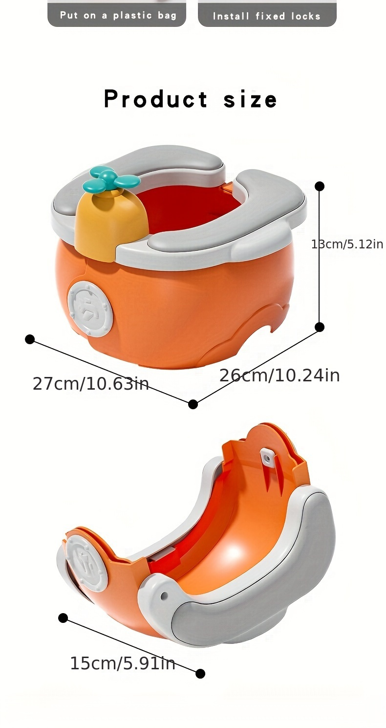 foldable and portable childrens travel potty for boys and girls easy to carry   road trips and travelling details 5