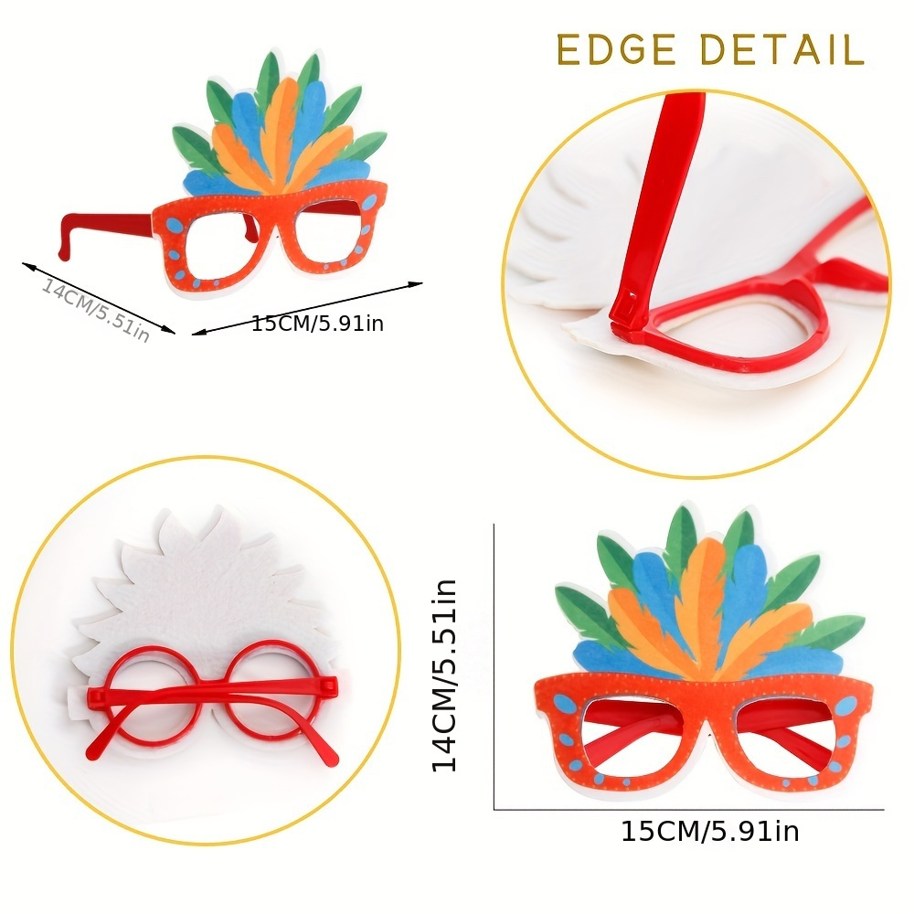 4 Uds. Nueva Decoración De Gafas De Carnaval Para Niña - Temu