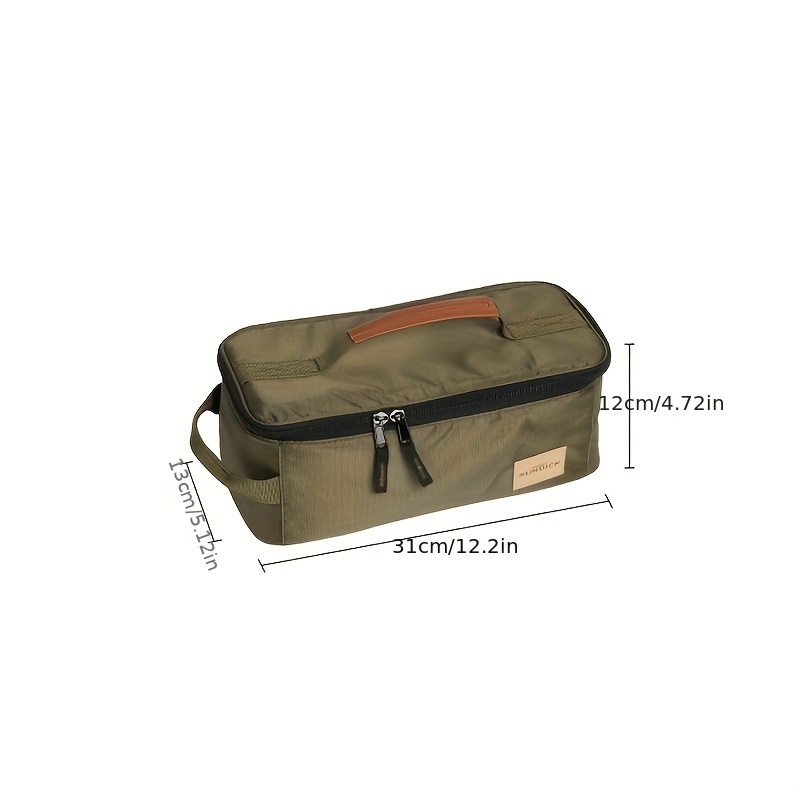 TEMU 1pc Outdoor Camping Storage Bag, Wear-resistant Tableware Assortment Picnic Bag