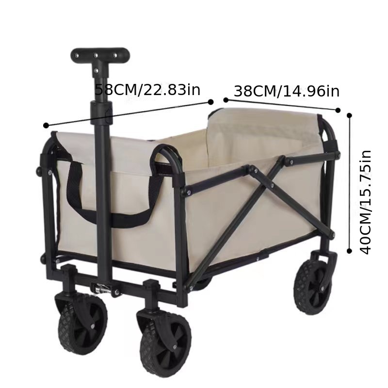 Outdoor camping trolley wagon cart trolley folding portable