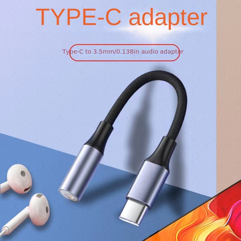 Usb Type C 3.5mm Adaptador Auxiliar Tipo c 3 5 Cable Audio - Temu