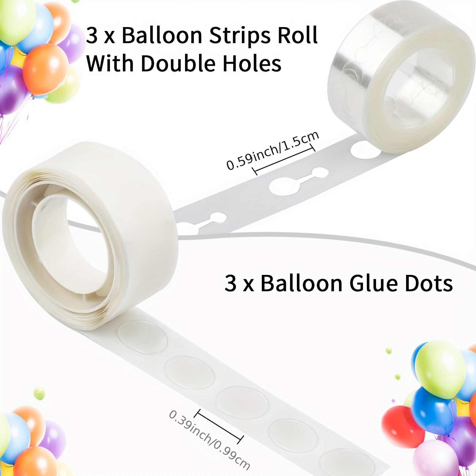Dot Glue, Balloon Chain Balloon Garland Kit, Balloon Arch Strips, Balloon  Tape Strips, Glue Dot Stickers, Balloon Tape, Balloon Garland Strips,  Balloon Tape And Glue Dots, Balloon Arch Tape - Temu