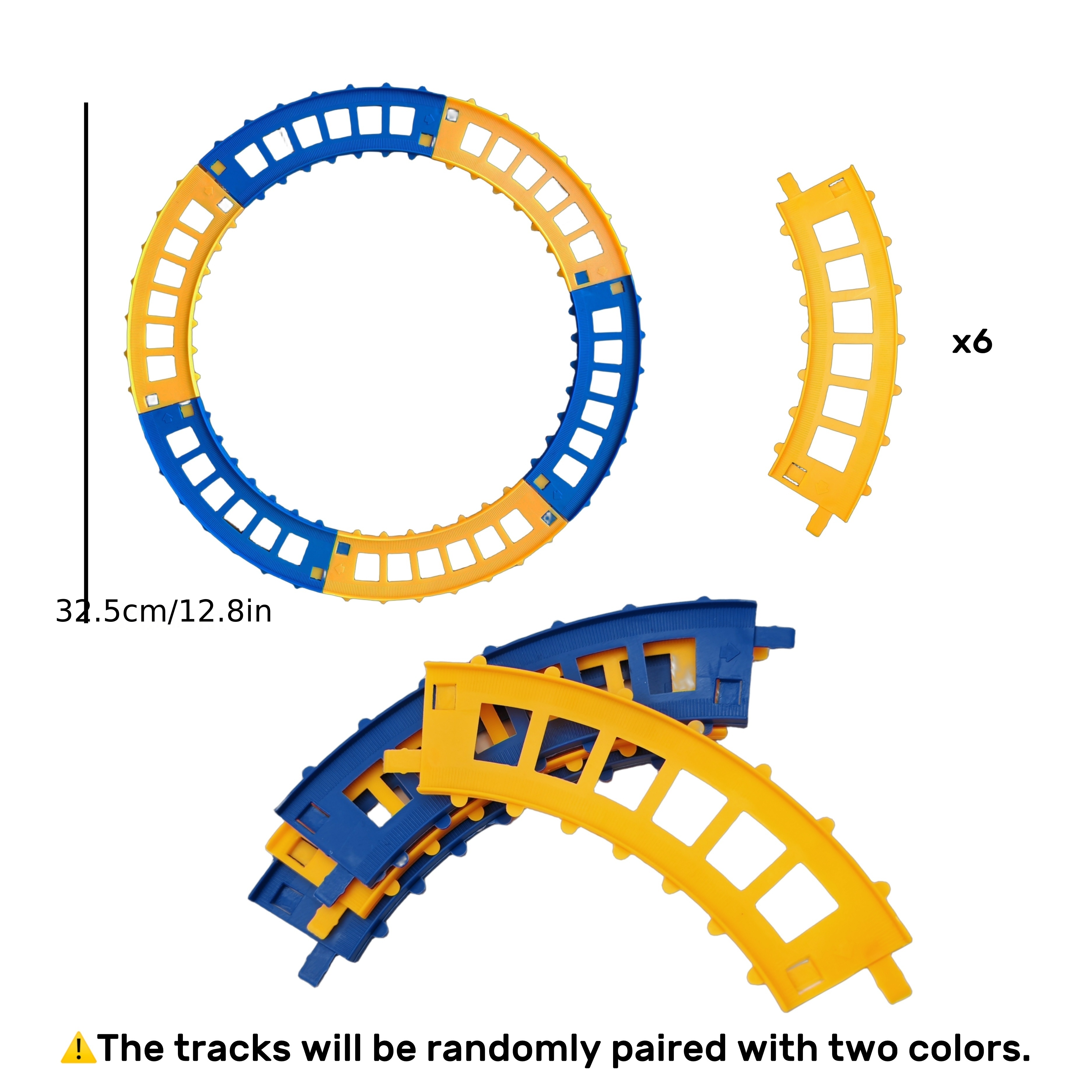 Train Building Blocks Track Compatibility Straight Track - Temu