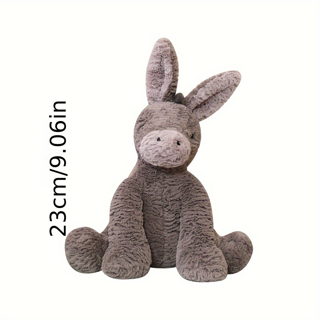 Donkey Stuffed Animals Stuffed Donkey Animal Plush Toys Temu