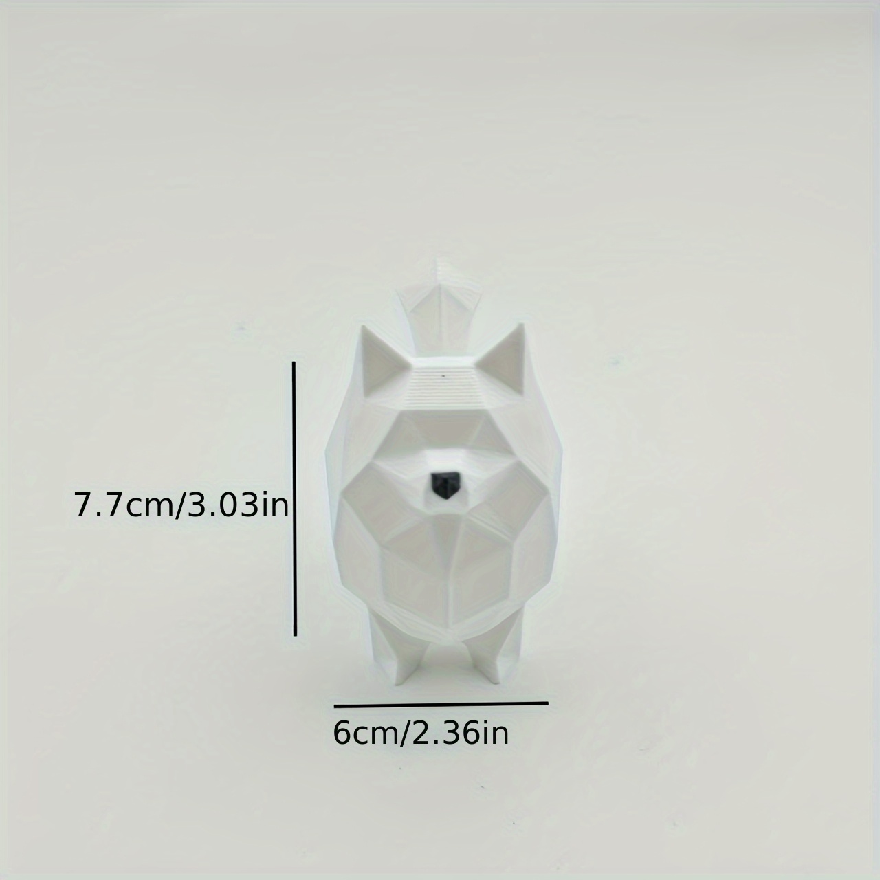 Image of Simulation Pomeranian Ornaments, Mini Pomeranian Ornaments Decoration, Resin Shape Girly Heart Desk Bedroom Desktop Decoration Living Room Study Small Objects