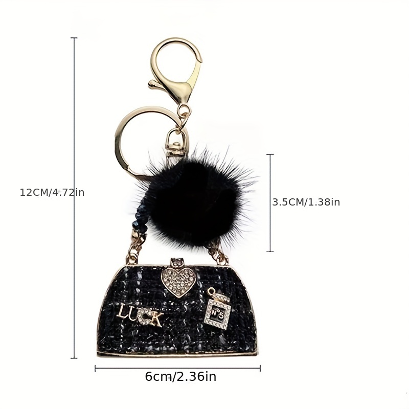 Creative Cute Mini Bag Keychain Cute Bag Key Chain Keyring Ornament Bag Purse Charm Accessories,Temu