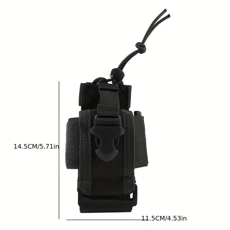 Outdoor Walkie Talkie Holder Pouch with Buckle