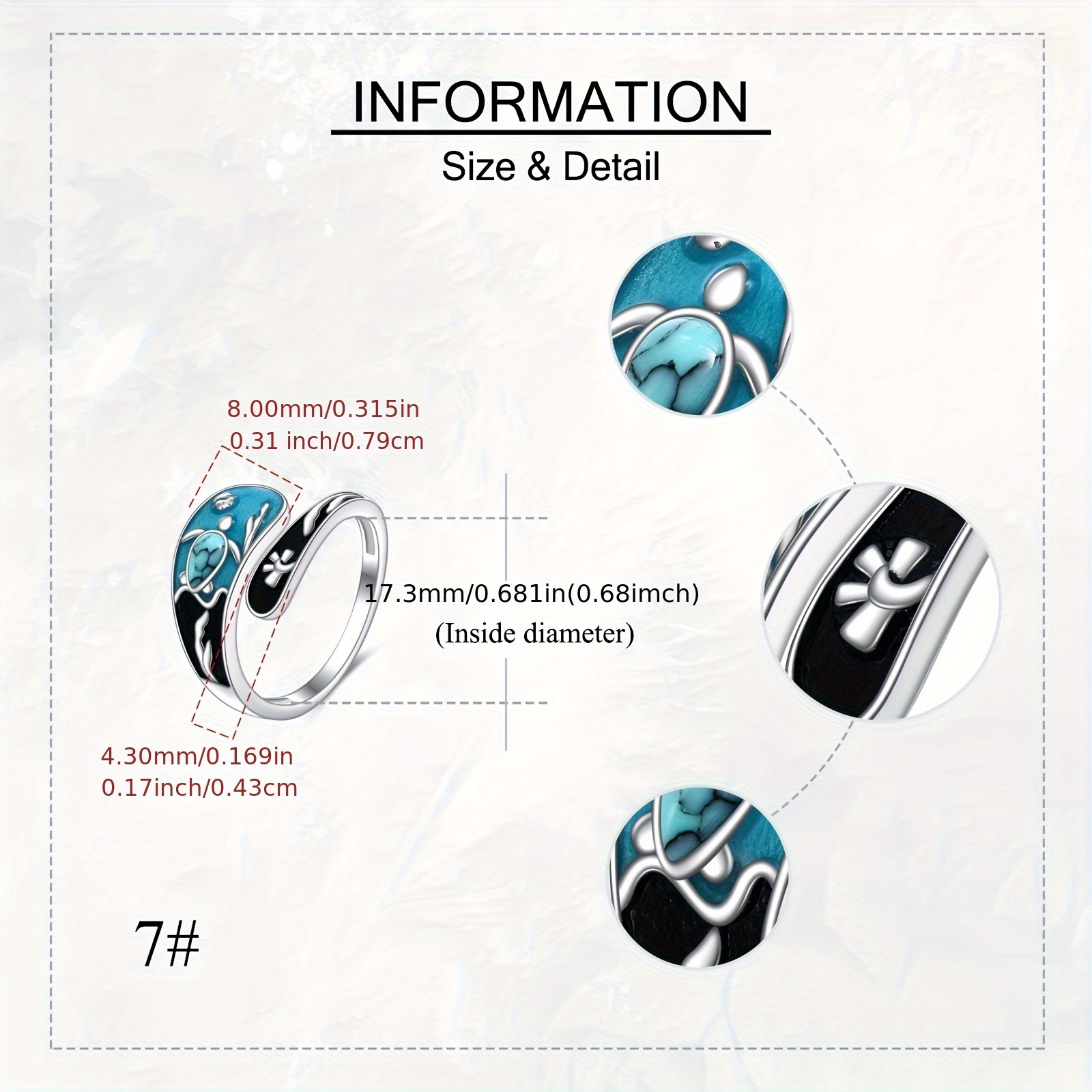 Sea Turtle Adjustable Ring — 925 Sterling Silver