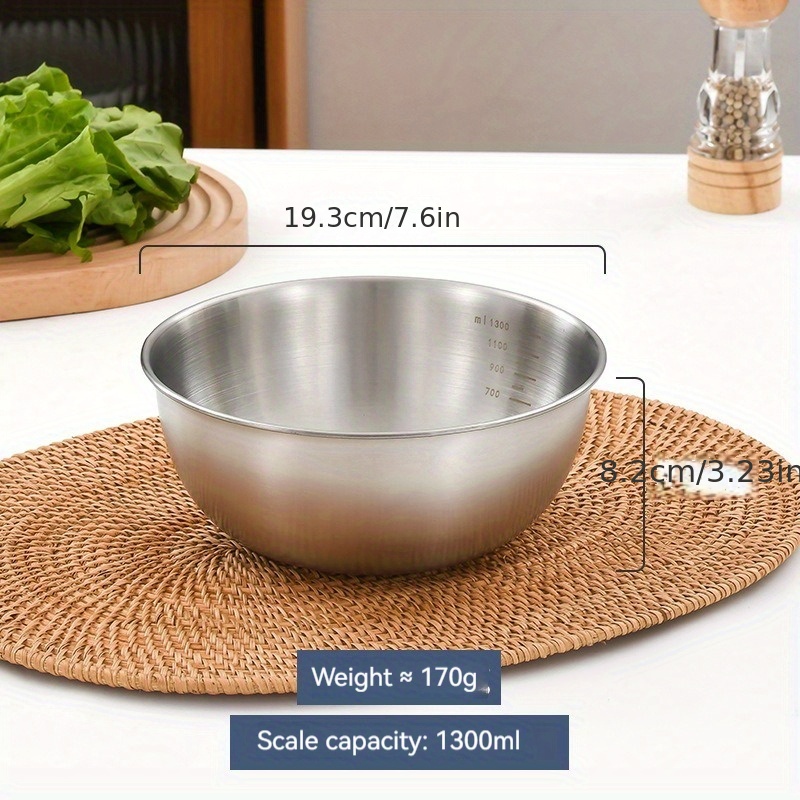 Mixing Bowls 3 Sizes Stainless Steel Salad Mixing Bowls - Temu Austria