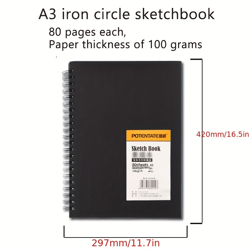 A6 Sketch Book: 160gsm Hardback Sketchbook For Kids - Temu