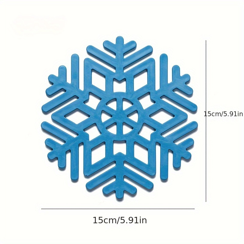 Geometric Snowflake Silicone Table Mats Heat Insulation Mats