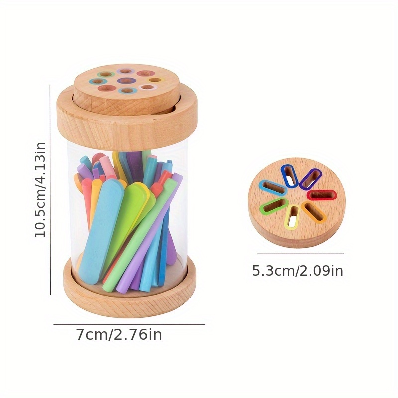 Children's Wooden Color Recognition Shape Sorting Toy