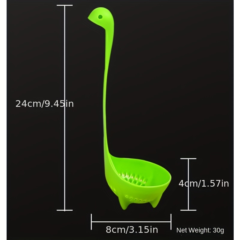 Creative Cute Dinosaur Soup Spoon Upright Spoon Loch Ness Nessie Soup Ladle  Kitchen Accessories - AliExpress